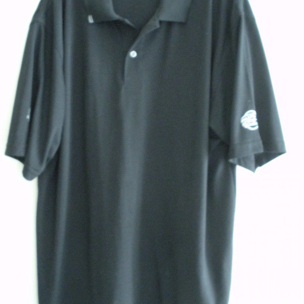 Mens Polo Shirt Size L ASHWORTH Quick Dry $38 Value - Hollywood Casino Souvenir